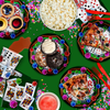 Birthday Galore Poker Party Tableware Kit For 16 Guests