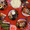 Red Tractor Birthday Party Tableware Kit For 16 Guests