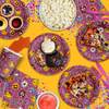 Girl Pink Glitter Emoji Birthday Party Tableware Kit For 16 Guests - BirthdayGalore.com