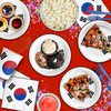 South Korean Flag Birthday Party Tableware Kit For 16 Guests