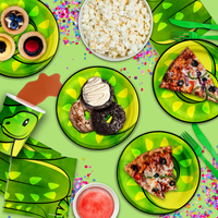 Snake Birthday Party Tableware Kit For 16 Guests