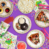 Floral Llama Birthday Party Tableware Kit For 16 Guests