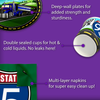 Tractor Trailer Birthday Party Tableware Kit For 16 Guests
