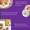 Panda Floral Birthday Party Tableware Kit For 16 Guests