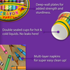 Crayon Birthday Party Tableware Kit For 16 Guests