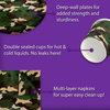 Classic Camo Birthday Party Tableware Kit For 16 Guests - BirthdayGalore.com