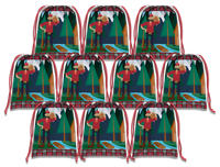 Lumberjack Drawstring Tote Bag (10 Pack) - BirthdayGalore.com