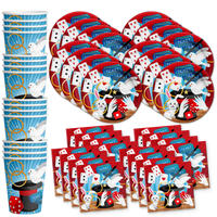 Magic Show Birthday Party Tableware Kit For 16 Guests - BirthdayGalore.com