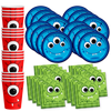 Mighty Monster Birthday Party Tableware Kit For 16 Guests - BirthdayGalore.com