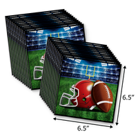Football Game Day Party Tableware Kit For 24 Guests