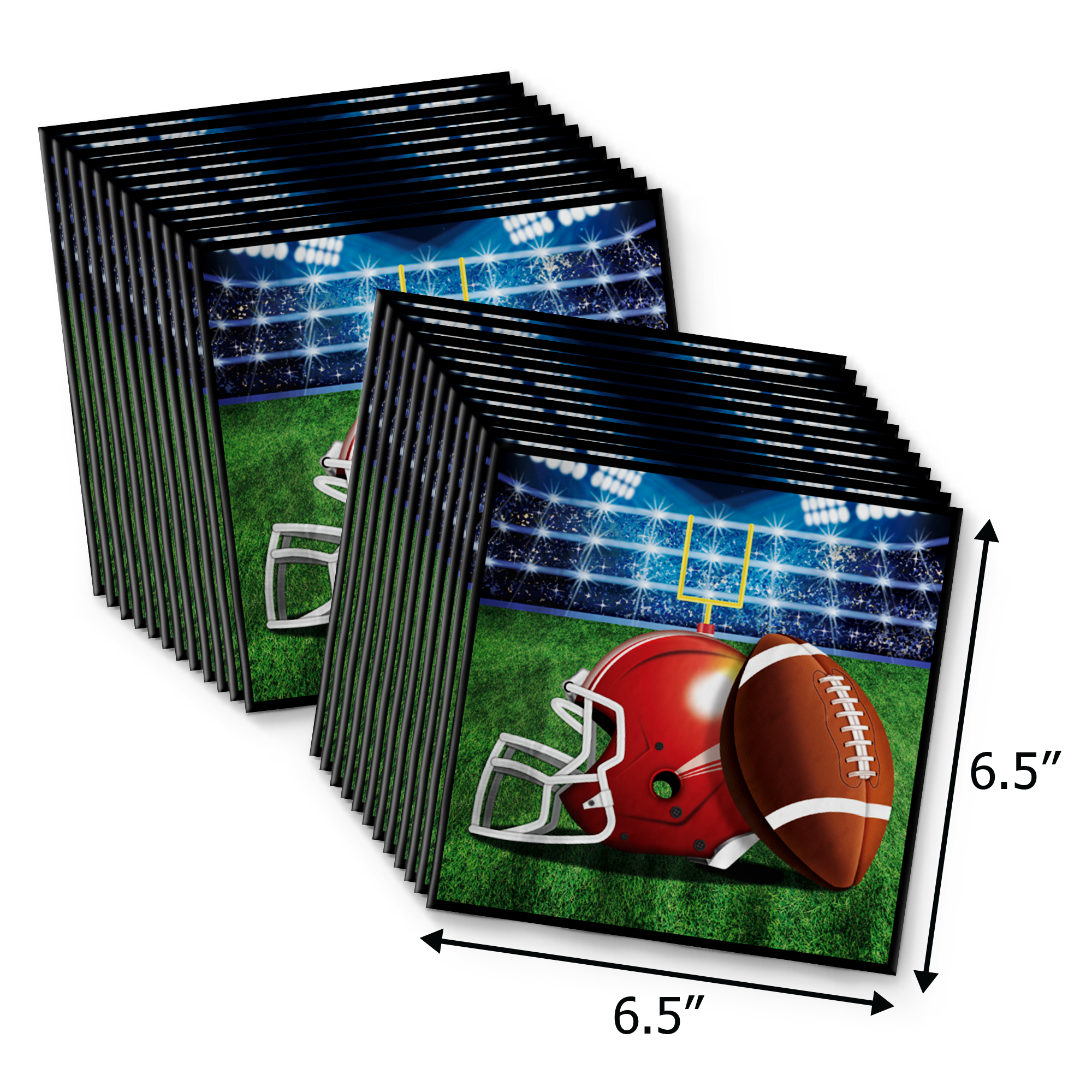Football Game Day Party Tableware Kit For 24 Guests