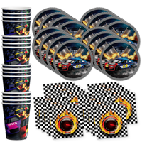Race Day Birthday Party Tableware Kit