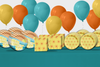 Here Comes the Son Baby Shower Tableware Kit For 24 Guests