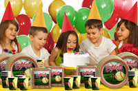 Softball Birthday Party Tableware Kit For 16 Guests - BirthdayGalore.com