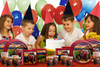 Red Tractor Birthday Party Tableware Kit For 16 Guests