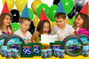 Tractor Trailer Birthday Party Tableware Kit For 16 Guests