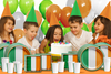 Irish Flag Birthday Party Tableware Kit For 16 Guests