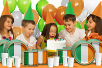 Irish Flag Birthday Party Tableware Kit For 16 Guests