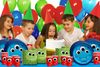 Mighty Monster Birthday Party Tableware Kit For 16 Guests - BirthdayGalore.com