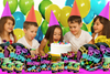 Glow Light Neon Birthday Party Tableware Kit For 16 Guests - BirthdayGalore.com