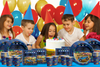Monster Truck Birthday Party Tableware Kit For 16 Guests - BirthdayGalore.com