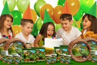 Fortress Birthday Party Tableware Kit For 16 Guests - BirthdayGalore.com
