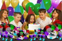 Paintball Birthday Party Tableware Kit For 16 Guests