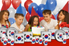 South Korean Flag Birthday Party Tableware Kit For 16 Guests