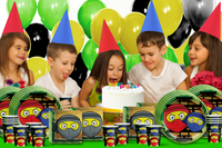 Ninja Master Birthday Party Tableware Kit For 16 Guests - BirthdayGalore.com