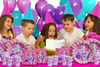 Girl Mining Pixel Birthday Party Tableware Kit For 16 Guests - BirthdayGalore.com