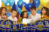 Royal Blue Prince Baby Shower Party Tableware Kit For 16 Guests