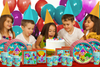 Clown Birthday Party Tableware Kit For 16 Guests
