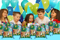 Puppy Dog Drawstring Tote Bag (10 Pack) - BirthdayGalore.com