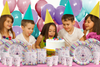 Tribal Boho Pink Birthday Party Tableware Kit For 16 Guests - BirthdayGalore.com