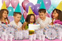 Tribal Boho Pink Birthday Party Tableware Kit For 16 Guests - BirthdayGalore.com