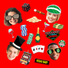 Las Vegas Casino Photo Booth Props 20pcs Assembled - BirthdayGalore.com