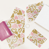 Pink and Gold Hearts Tissue Paper