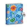 Gift Idea: Robot Kids Diary With Lock - BirthdayGalore.com