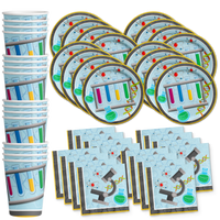 Super Science Birthday Party Tableware Kit For 16 Guests - BirthdayGalore.com