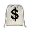 Money Drawstring Tote Bag (10 Pack) - BirthdayGalore.com