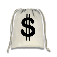 Money Drawstring Tote Bag (10 Pack) - BirthdayGalore.com