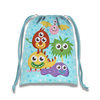 Mighty Monster Drawstring Tote Bag (10 Pack) - BirthdayGalore.com