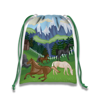 Wild Horses Drawstring Tote Bag (10 Pack) - BirthdayGalore.com