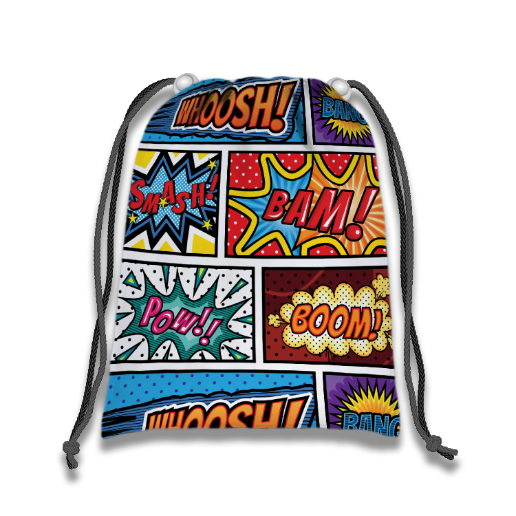 Superhero Drawstring Tote Bag (10 Pack) - BirthdayGalore.com