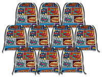 Superhero Drawstring Tote Bag (10 Pack) - BirthdayGalore.com