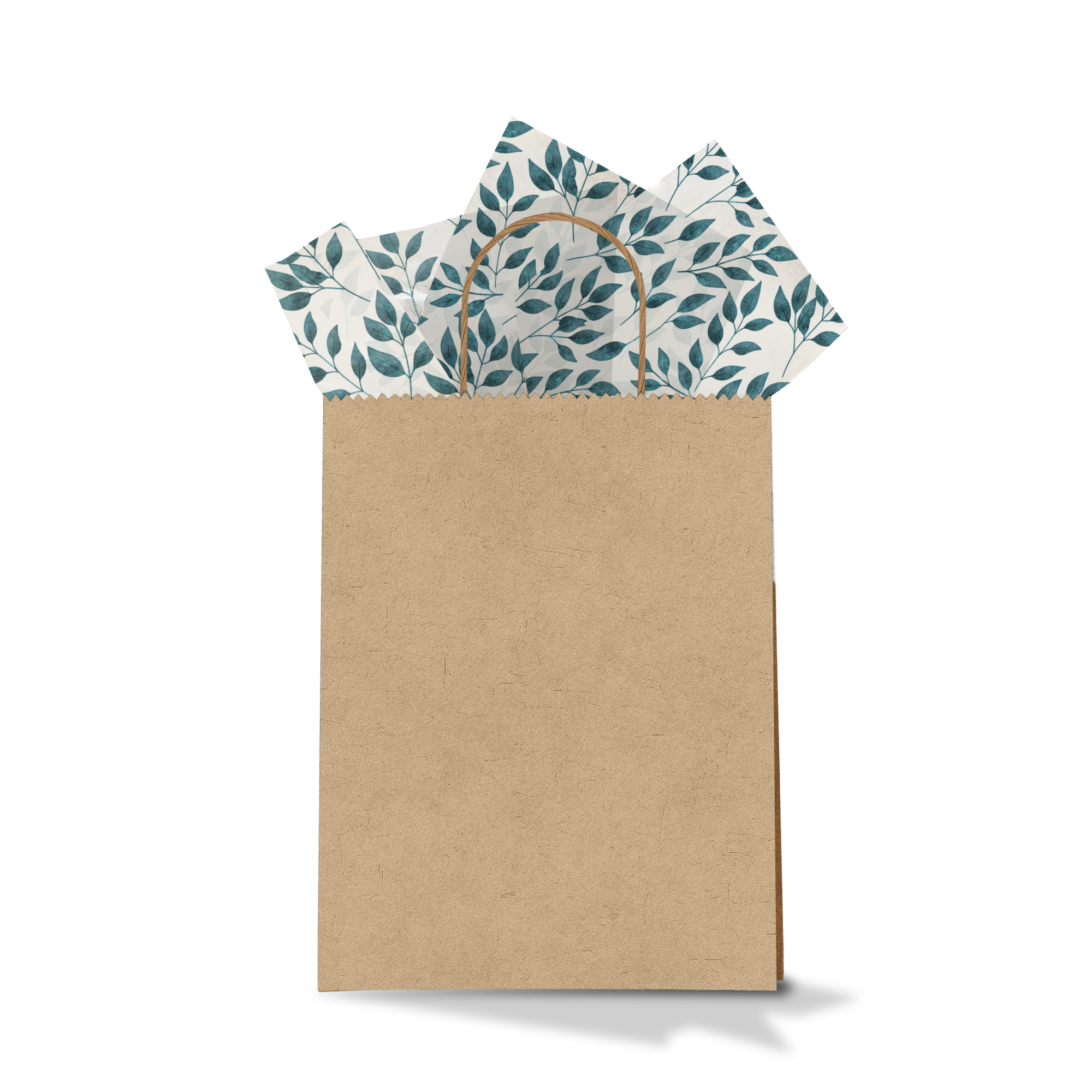 Teardrop Leaves Tissue Paper