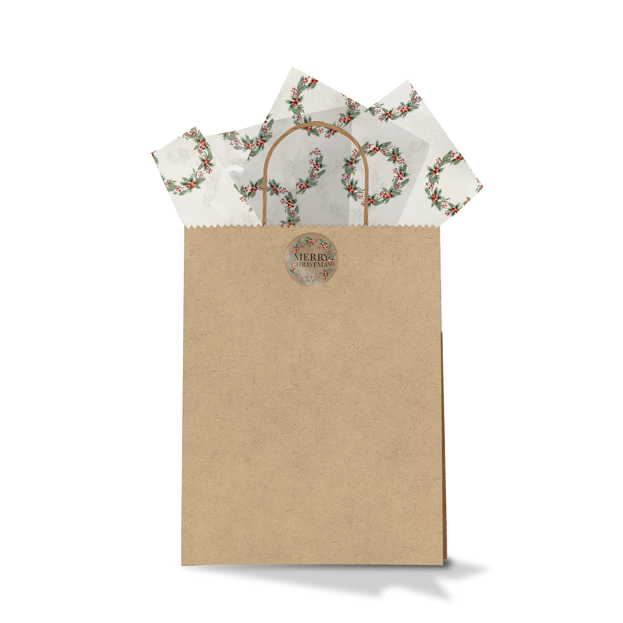 Christmas Wreath Tissue Paper