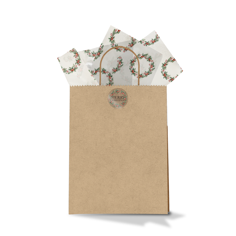 Christmas Wreath Tissue Paper