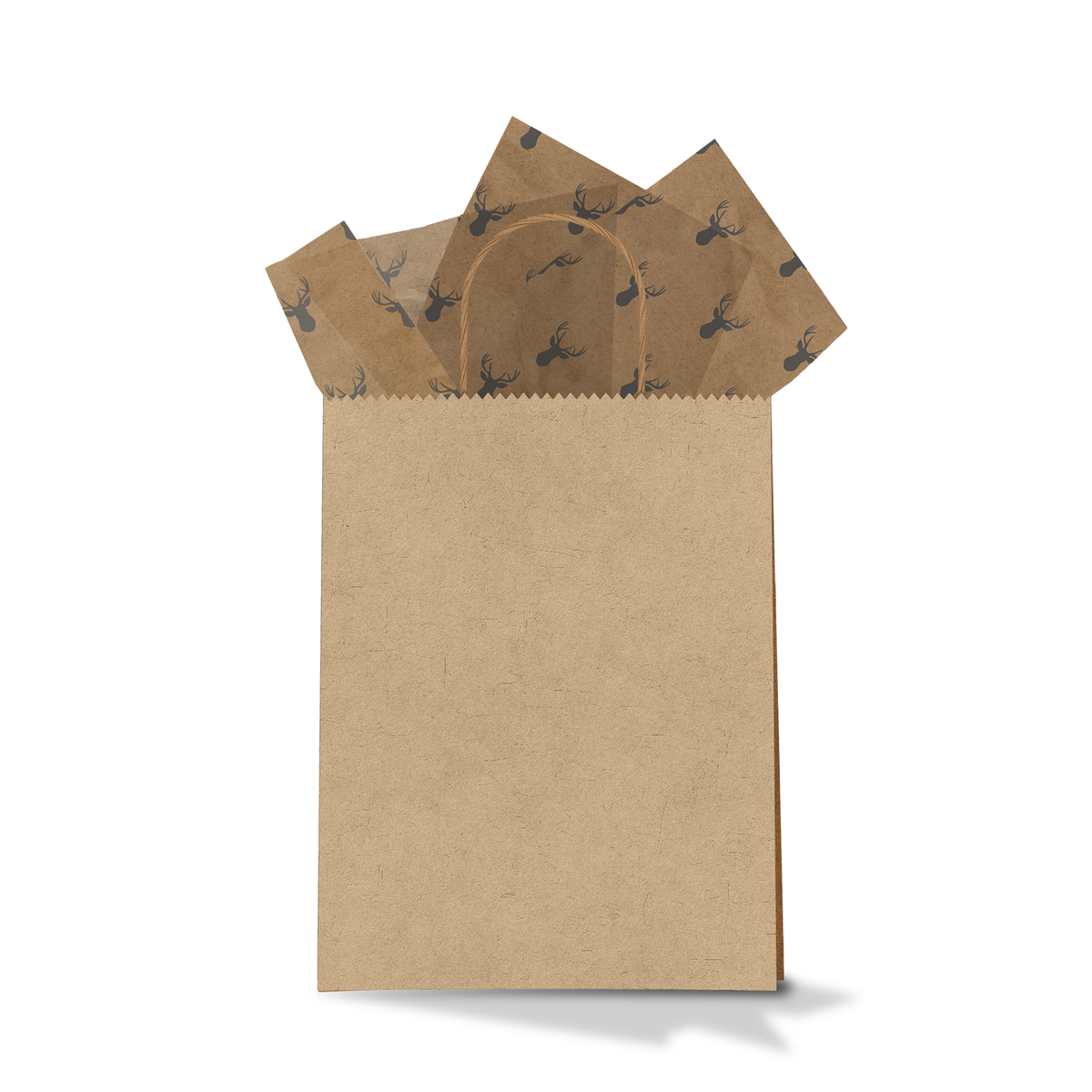 Charcoal Deer Tissue Paper