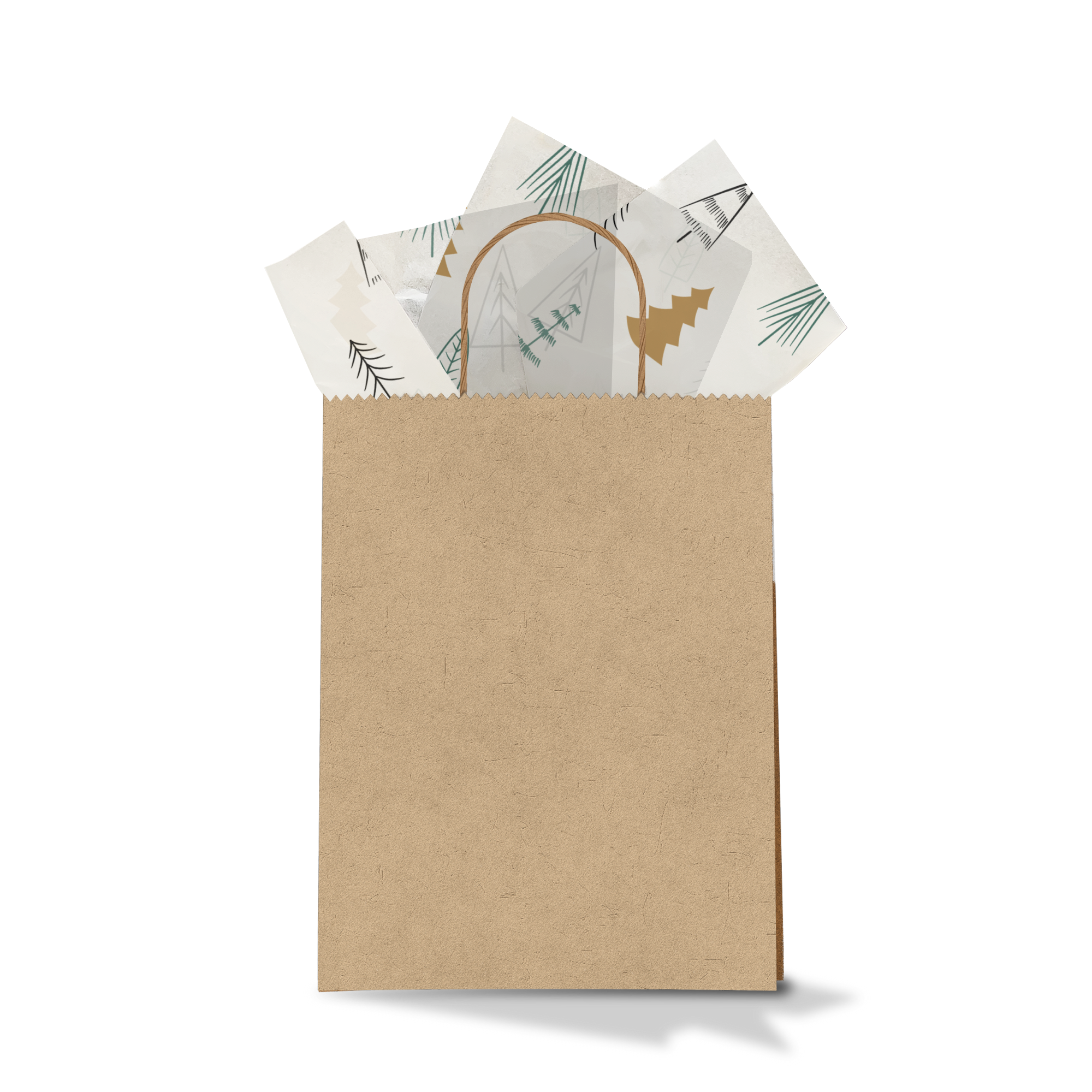 Fir Trees Tissue Paper